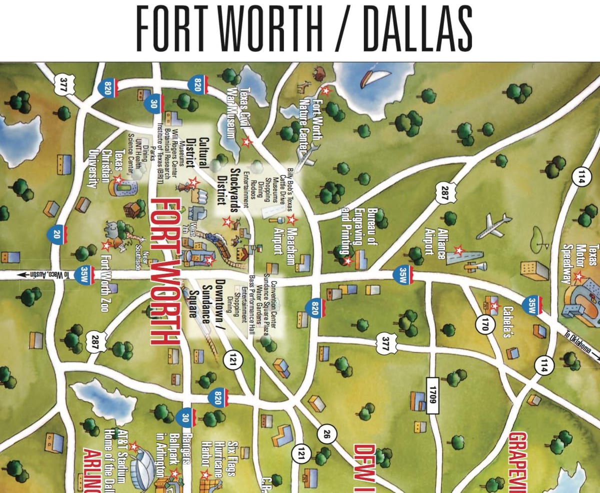 kart Dallas Fort-Уэрт