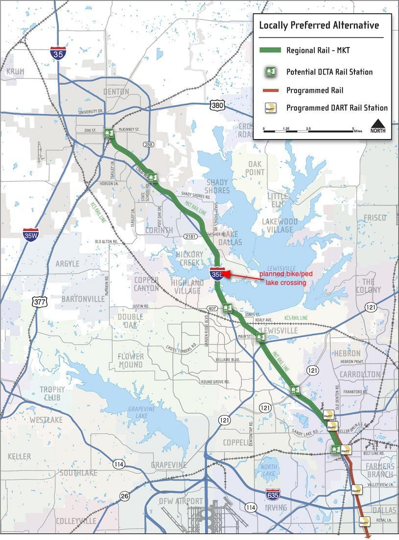 Dəmir yolu vağzalı Dallas xəritə
