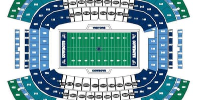 Cowboys stadion xəritə
