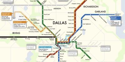 Kart Dallas metro