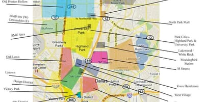 Xəritə ətrafında Dallas